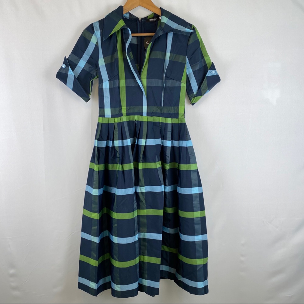 😍😍Retro Look 50’s Plaid Dress😍😍